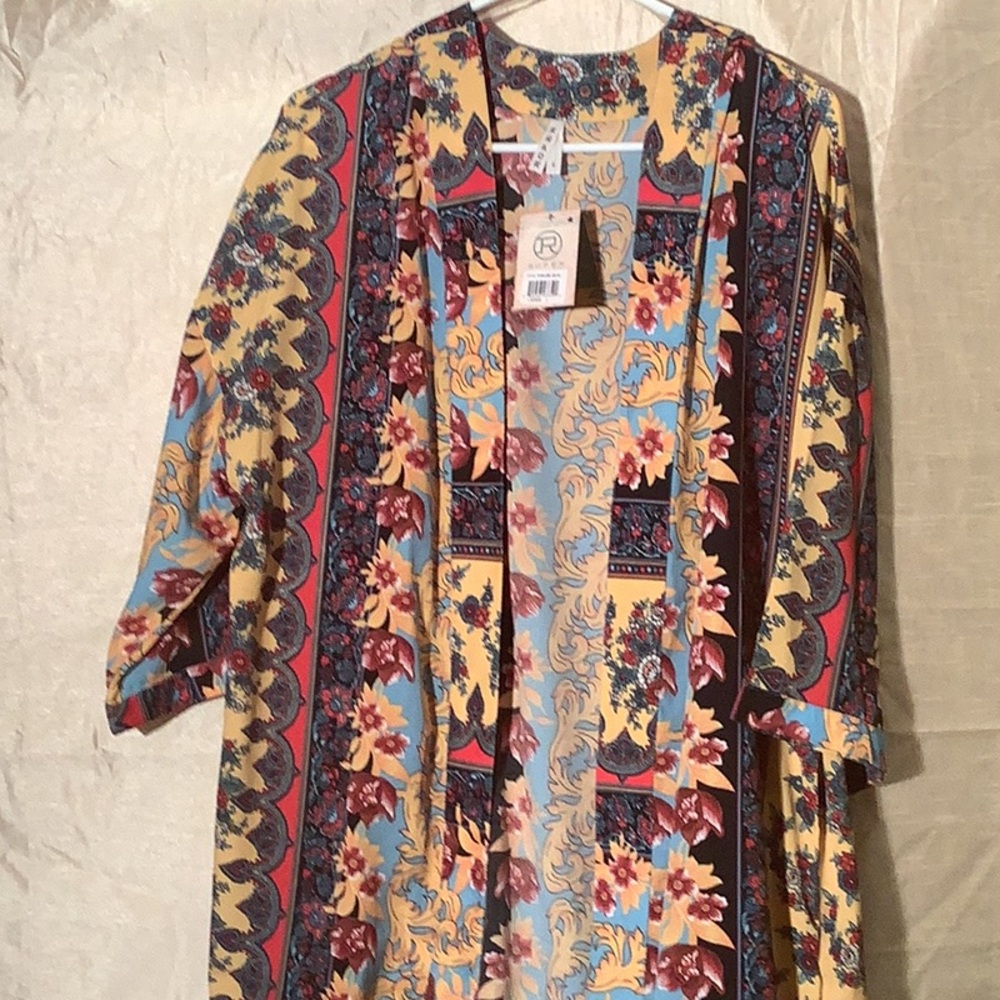 Roper Yellow and Blue Robe Intimates & Sleepwear